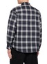 Back View - Click To Enlarge - SOLID HOMME - Checked Shirt