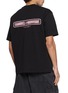 Back View - Click To Enlarge - SOLID HOMME - Solid Back Logo Cotton T-Shirt
