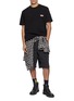 Figure View - Click To Enlarge - SOLID HOMME - Solid Back Logo Cotton T-Shirt