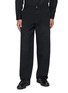 SOLID HOMME Washed Carpenter Wide Leg Pants