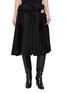 ASSIGNMENTS Pleated Flower Detail Midi Skirt