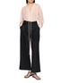 Figure View - Click To Enlarge - ASSIGNMENTS - Cuffed Waistband Wool Trousers