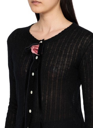  - ASSIGNMENTS - Flower Bow Knit Cardigan