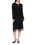 Figure View - Click To Enlarge - ASSIGNMENTS - Flower Bow Knit Cardigan