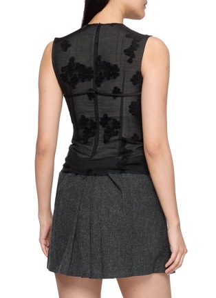 Back View - Click To Enlarge - ASSIGNMENTS - Floral Jacquard Top