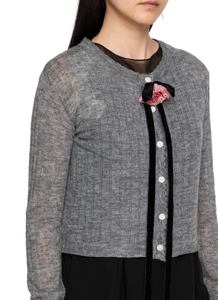  - ASSIGNMENTS - Flower Bow Knit Cardigan