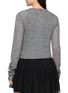 Back View - Click To Enlarge - ASSIGNMENTS - Flower Bow Knit Cardigan