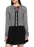 ASSIGNMENTS Flower Bow Knit Cardigan