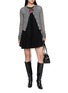 Figure View - Click To Enlarge - ASSIGNMENTS - Flower Bow Knit Cardigan