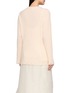 Back View - Click To Enlarge - ASSIGNMENTS - Flower Twist Frayed Edge Knit Cardigan