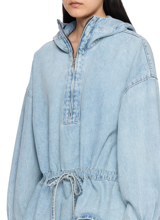  - DALA - Hooded Cotton Denim Popover