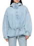 DALA Hooded Cotton Denim Popover