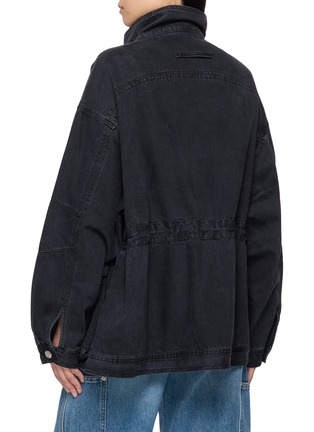 Back View - Click To Enlarge - DALA - Mountain Cotton Denim Utility Jacket