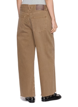 Back View - Click To Enlarge - DALA - Isle Cotton Denim Ankle Jeans