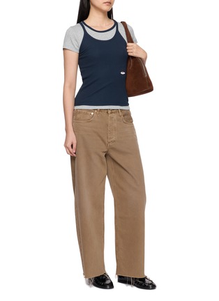 Figure View - Click To Enlarge - DALA - Isle Cotton Denim Ankle Jeans