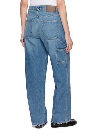 Back View - Click To Enlarge - DALA - Dove Carpenter Cotton Denim Jeans