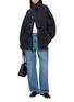 Figure View - Click To Enlarge - DALA - Dove Carpenter Cotton Denim Jeans