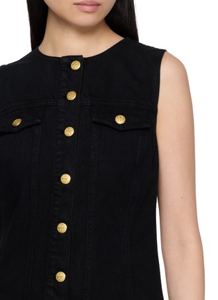  - ULLA JOHNSON - Odella Sleeveless Denim Midi Dress