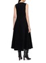 Back View - Click To Enlarge - ULLA JOHNSON - Odella Sleeveless Denim Midi Dress