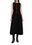 ULLA JOHNSON Odella Sleeveless Denim Midi Dress