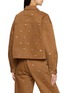 Back View - Click To Enlarge - ULLA JOHNSON - The Bobbi Embellished Medium Wash Denim Jacket