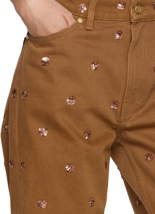  - ULLA JOHNSON - The Willow Embellished Medium Wash Jeans