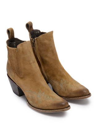 Detail View - Click To Enlarge - MEXICANA SHOES - 55 Fury Bentley Suede Texan Boots