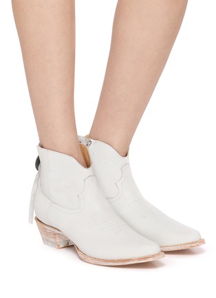 Figure View - Click To Enlarge - MEXICANA - 45 Bonnie Leather Texan Boots