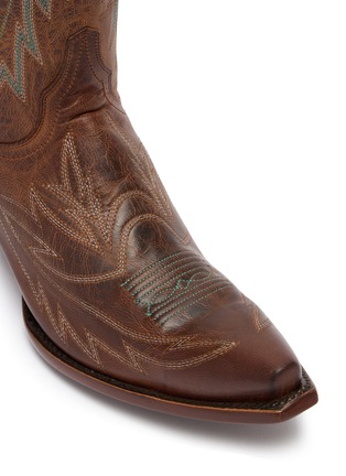 Detail View - Click To Enlarge - MEXICANA SHOES - Fantasia Rust Leather Boots