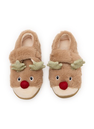 Detail View - Click To Enlarge - APOLLO - Kids' X'Mas Homeboots — Reindeer
