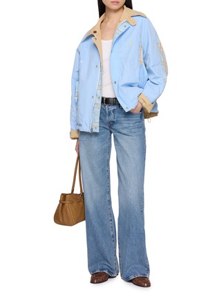 Figure View - Click To Enlarge - COSMOSLAB - Reversible Quilted Check Jacket