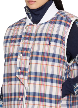  - COSMOSLAB - Reversible Chequered Quilted Vest