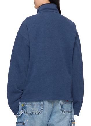 Back View - Click To Enlarge - COSMOSLAB - Sherpa Panel Knit Cardigan