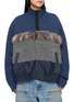 Main View - Click To Enlarge - COSMOSLAB - Sherpa Panel Knit Cardigan