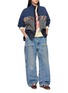 Figure View - Click To Enlarge - COSMOSLAB - Sherpa Panel Knit Cardigan