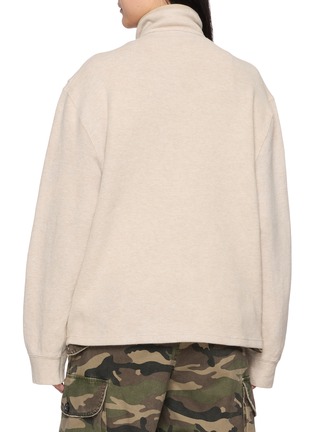Back View - Click To Enlarge - COSMOSLAB - Sherpa Panel Knit Cardigan