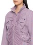  - COSMOSLAB - Shirred Checkered Jacket