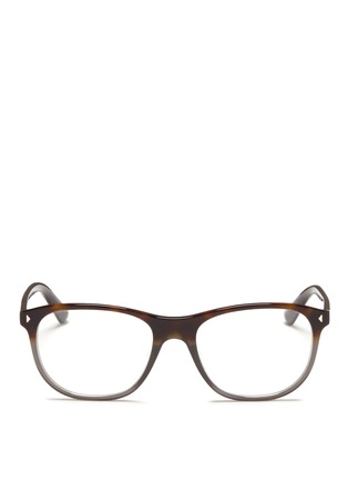 Main View - Click To Enlarge - PRADA - Tortoiseshell ombré acetate optical glasses