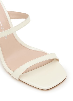Detail View - Click To Enlarge - STUART WEITZMAN - 85 Vinnie Leather Wedge Heeled Sandals