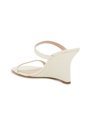  - STUART WEITZMAN - 85 Vinnie Leather Wedge Heeled Sandals