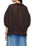 Back View - Click To Enlarge - FAFAMOON - Ruffle Trim Gathered Blouse