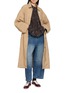 Figure View - Click To Enlarge - FAFAMOON - Floral Print Half Zip Windbreaker