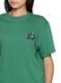  - FAFAMOON - Floral Embroidered T-Shirt