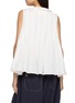 Back View - Click To Enlarge - FAFAMOON - Ruffle Trim Pleated Hem Tank Top