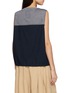 Back View - Click To Enlarge - FAFAMOON - Scalloped Floral Embroidered Patchwork Vest