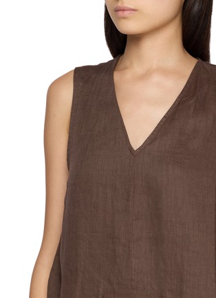  - FAFAMOON - Patchwork Tie Waist Tank Dress