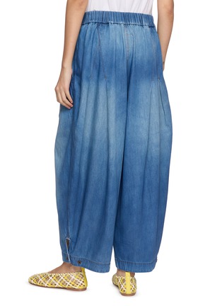 Back View - Click To Enlarge - FAFAMOON - Washed Denim Balloon Pants
