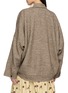 Back View - Click To Enlarge - FAFAMOON - Floral Contrast Collar Wool Jacket