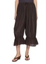 FAFAMOON Cinched Scallop Hem Pants