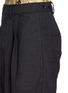  - FAFAMOON - Pleated Cuffed Wide Leg Pants